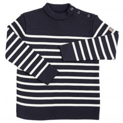 Pull marin Tim kid enfant marine/écru