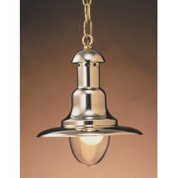 Lampe suspendue lamparo en laiton poli