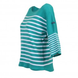 Marinière Femme Ponant Turquoise