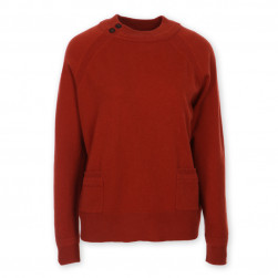 Pull en maille Tuna rouille