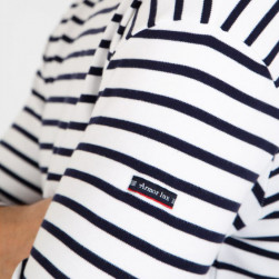 Marinière Loctudy homme blanc/marine