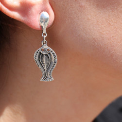 Boucles d'oreilles poisson clip