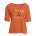 Tee-shirt col V Ocean Atlantique orange