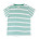 Tee-shirt marinière enfant blanc/vert