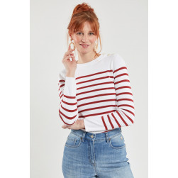 Pull marin en coton