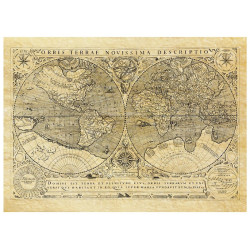 Carte du Monde ancienne - 1602