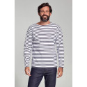 Marinière Loctudy homme blanc/marine