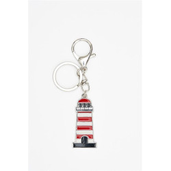 Porte-clefs phare rouge