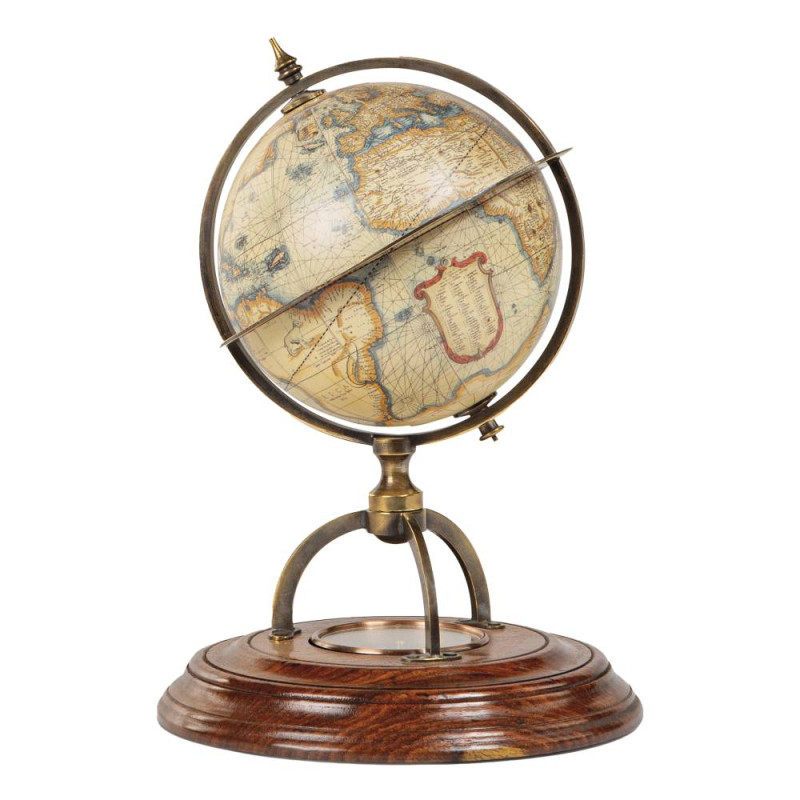 Cabilock Globe Terrestre En Globe Terrestre Vintage Monde Interactif Globe  Terrestre Découverte Globes De Table Mini Globe Terrestre Géographie Globe