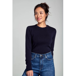 Pull marin femme - 100% laine - Marine