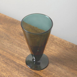 Verre à pied émeraude