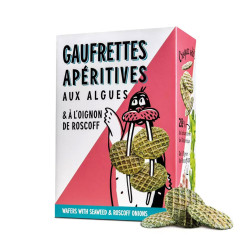 Gaufrettes aux algues et oignons de Roscoff