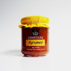 Confiture agrumes et miel bio