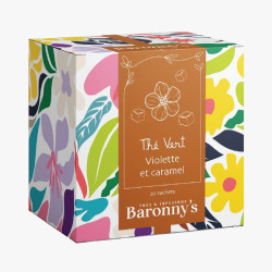THÉ VERT VIOLETTE CARAMEL