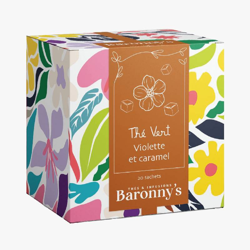 THÉ VERT VIOLETTE CARAMEL