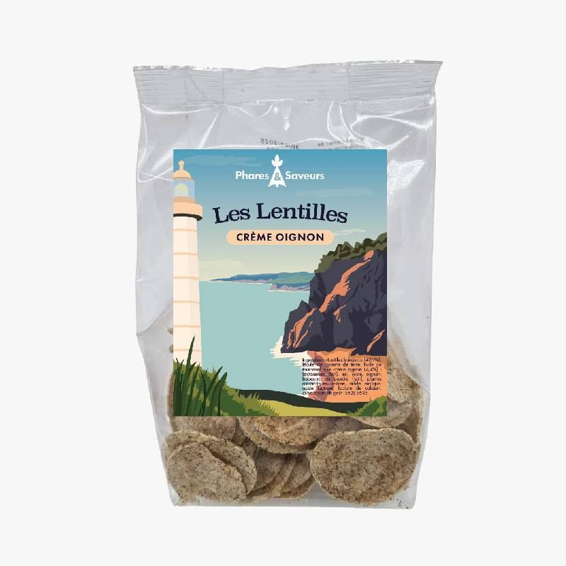 CHIPS DE LENTILLES CREME OIGNON