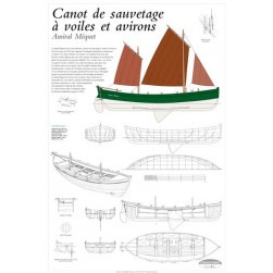 Chaloupe de sauvetage, Amiral Méquet, plan de modélisme 